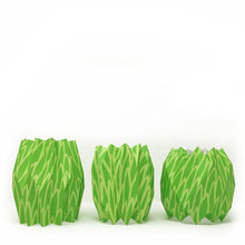 Load image into Gallery viewer, Lucy Grymes Green Vase Wraps - 3 in a set