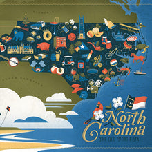 Load image into Gallery viewer, True South North Carolina Puzzle - 500 Pieces