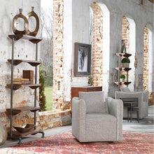 Load image into Gallery viewer, Tailored Linen Blend Fabric Chair