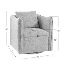 Load image into Gallery viewer, Tailored Linen Blend Fabric Chair