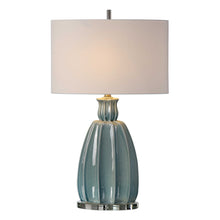 Load image into Gallery viewer, Sky Blue Ceramic Lamp