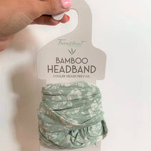 Load image into Gallery viewer, Faceplant Dreams Wide Headband - Pink Posie Print