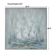 Load image into Gallery viewer, Hand Painted Abstract Painting w/ Modern Coastal Feel