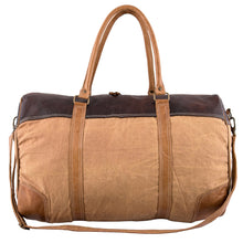 Load image into Gallery viewer, Felicitous - Duffle Bag - Canvas/Leather