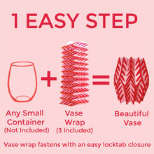 Load image into Gallery viewer, Lucy Grymes Coral Vase Wraps - 3 in a set