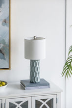 Load image into Gallery viewer, Soft Blue Gray Table Lamp