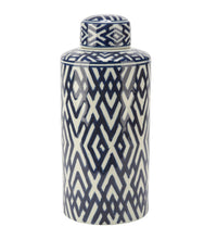 Load image into Gallery viewer, Tall Blue & White Ceramic Ginger Jar/Vase