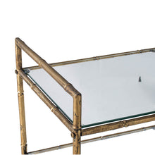 Load image into Gallery viewer, Elegant Antique Gold Metal Cart