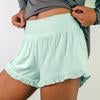 Load image into Gallery viewer, Faceplant Bamboo Ruffle Shorts - aqua