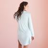 Load image into Gallery viewer, Faceplant Dreams Bamboo Boyfriend Shirt - Aqua