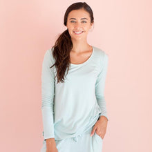 Load image into Gallery viewer, Faceplant Dreams Bamboo Long Sleeve Shirt - Aqua