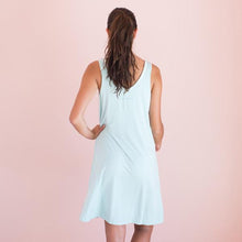 Load image into Gallery viewer, Faceplant Dreams Bamboo V-Neck Nightshirt- Aqua