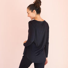 Load image into Gallery viewer, Faceplant Dreams Bamboo Long Sleeve Shirt - Black
