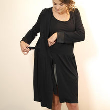 Load image into Gallery viewer, Faceplant Dreams Wrap Robe - Earl Grey