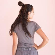 Load image into Gallery viewer, Faceplant Dreams Bamboo Short Sleeve V Neck Shirt - Earl Grey