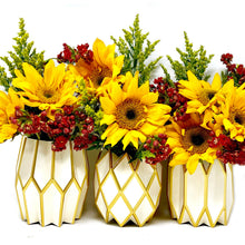 Load image into Gallery viewer, Lucy Grymes Gold Pearl w/ Gold Foil Flower Vase Wraps - 3 in a box