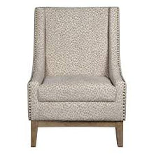 Load image into Gallery viewer, Snow Leopard Wing Chair