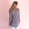Load image into Gallery viewer, Faceplant Dreams Bamboo Long Sleeve Shirt - Earl Grey