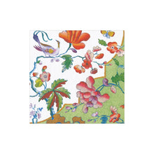 Load image into Gallery viewer, Caspari Summer Palace Paper Cocktail Napkins / Guest Towels in Celadon