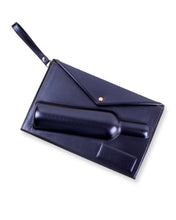 Load image into Gallery viewer, Navy Wine Clutch