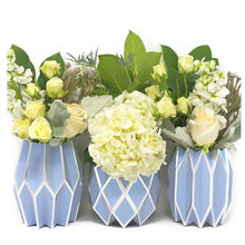 Load image into Gallery viewer, Lucy Grymes Periwinkle Flower Vase Wraps - 3 in a box