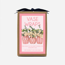Load image into Gallery viewer, Lucy Grymes Pink with Rose Gold Foil Flower Vase Wraps - 3 in a box