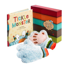 Load image into Gallery viewer, Tickle Monster Laughter Kit w/ Fluffy Mitts and Book