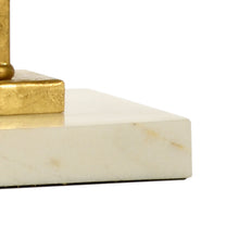 Load image into Gallery viewer, Chelsea House Artistic Antique Gold Leaf Lamp on Marble Base
