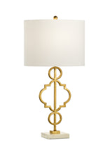 Load image into Gallery viewer, Chelsea House Artistic Antique Gold Leaf Lamp on Marble Base