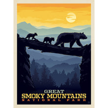 Load image into Gallery viewer, True South "Great Smokey Mountains Bears at Sunset" Puzzle - 500 Pieces
