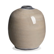 Load image into Gallery viewer, Earth Toned Glazed Ceramic Vase - 9.5"H