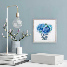 Load image into Gallery viewer, Hydrangeas Mini Framed Canvas