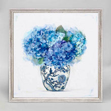 Load image into Gallery viewer, Hydrangeas Mini Framed Canvas