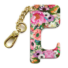 Load image into Gallery viewer, Hands-Free Door Opener Key Chain - Haute House Floral