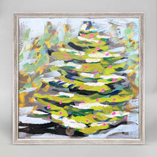 Load image into Gallery viewer, Christmas Tree w/ Pink Christmas Balls Mini Framed Canvas 6x6