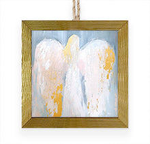Load image into Gallery viewer, Graceful Blonde Angel Embellished Framed Wooden Ornament
