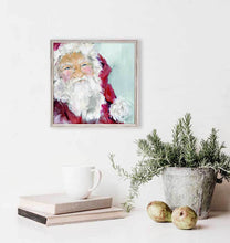 Load image into Gallery viewer, Santa Claus Mini Framed Canvas - 6 x 6