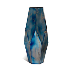 Load image into Gallery viewer, Stainless Steel Prismic Flamed 16" Vase