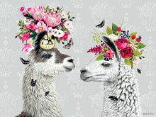 Load image into Gallery viewer, Lovely Llamas Vinyl Floorcloth