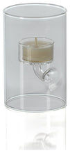 Load image into Gallery viewer, Mini Suspended Glass Tealight Holder Hurricane 1-Candle