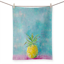 Load image into Gallery viewer, Painted Pineapple Tea Towel