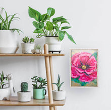 Load image into Gallery viewer, Rasberrry Bloom Floral Mini Framed Canvas