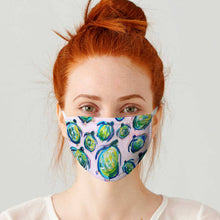 Load image into Gallery viewer, Sea Turtles on Pink Face Mask (S/M)