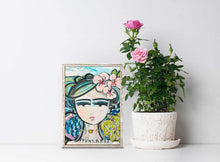 Load image into Gallery viewer, She is Fierce - Beach - Mini Framed Canvas