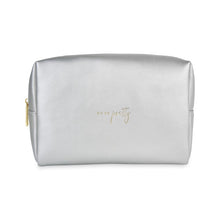 Load image into Gallery viewer, Katie Loxton Silver Color Pop Wash Bag