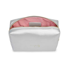 Load image into Gallery viewer, Katie Loxton Silver Color Pop Wash Bag