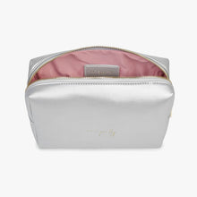 Load image into Gallery viewer, Katie Loxton Silver Color Pop Wash Bag