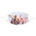 Load image into Gallery viewer, Three Little Piggies Face Mask (S/M)