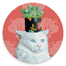 Load image into Gallery viewer, Tres Chic Cats Coaster Set