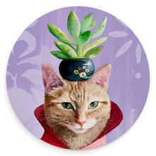 Load image into Gallery viewer, Tres Chic Cats Coaster Set